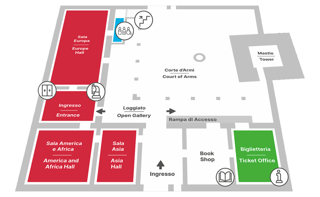 Museo Internazionale degli scacchi - Piano terra - Castello Inferiore Marostica