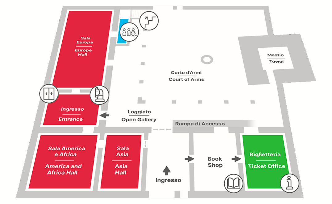 Museo Internazionale degli scacchi - Piano terra - Castello Inferiore Marostica