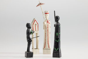 Madagascar, XX secolo, legno, Re: 15 cm