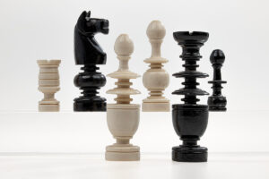 Francia, XIX secolo, avorio, Re: 8,5 cm