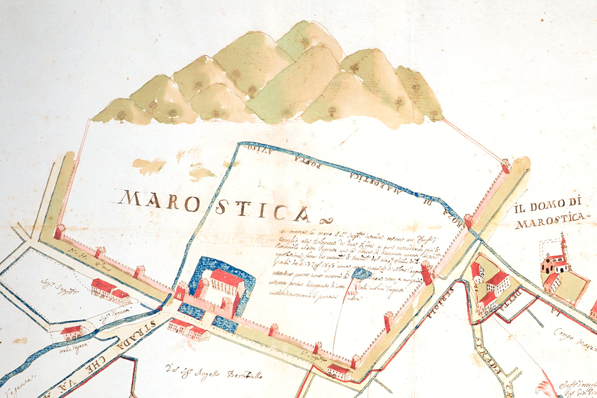 Mappa storica di Marostica