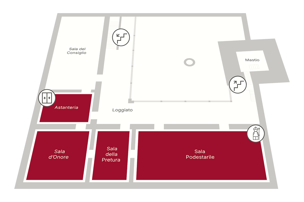 Piano Primo - Castello Inferiore Marostica - Sale del Castello