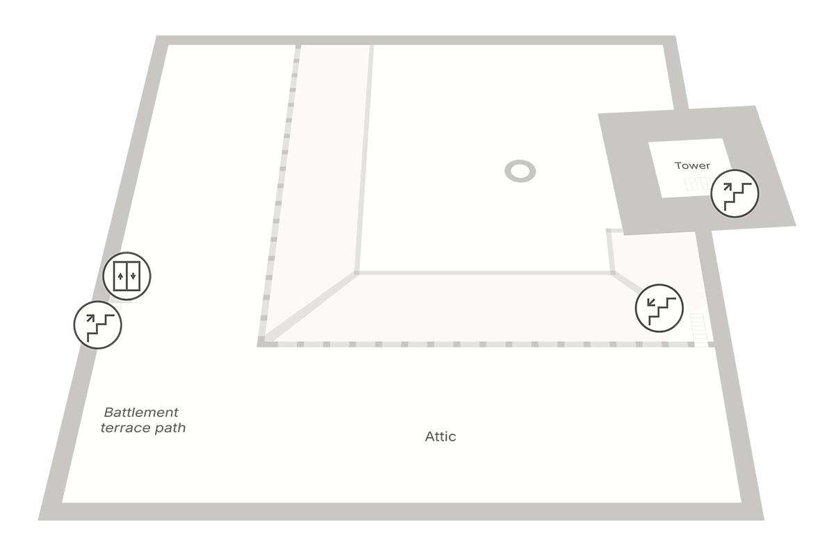 Sottotetto - Castello Inferiore Marostica - Camminamento di ronda